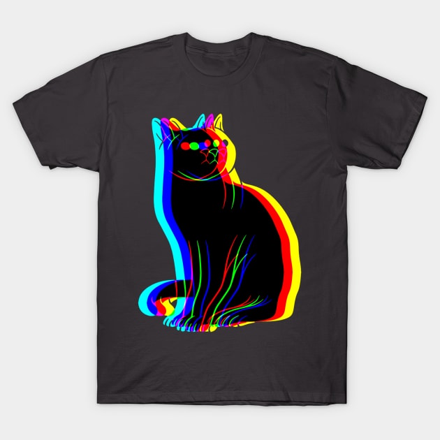 The Cat Spectrum T-Shirt by AlondraHanley